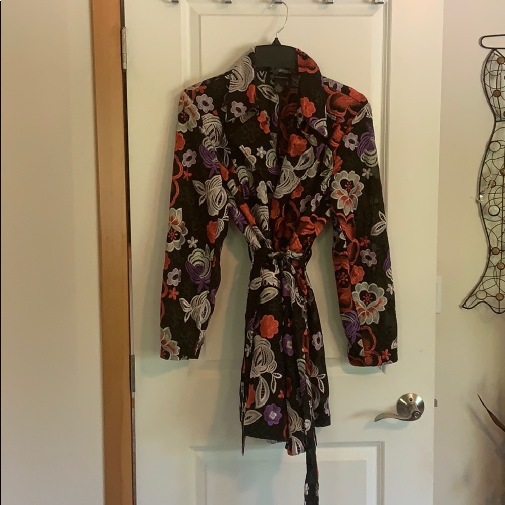 INC dressy trench coat